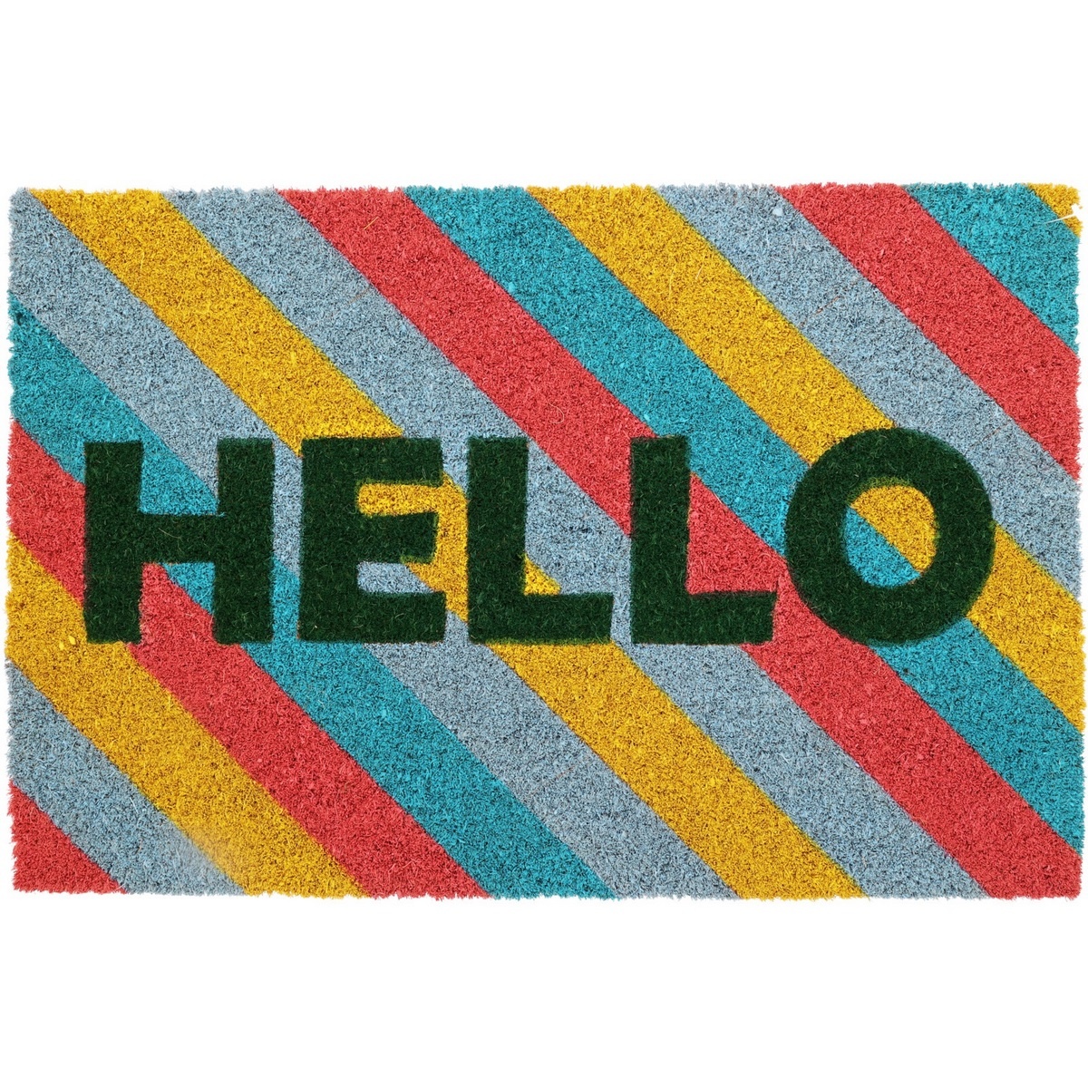 Hello kókusz lábtörlő colour, 39 x 59 cm akciós termékkép 1