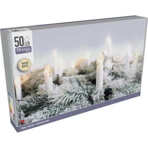 Genazzano karácsonyi fényfüzér, meleg fehér, 50 LED