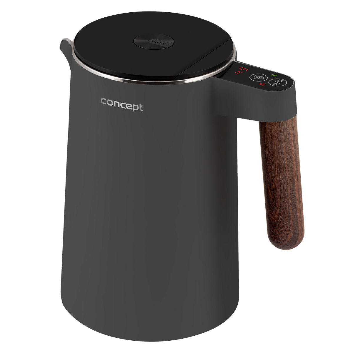 Concept RK3305 NORWOOD elektromos vízforraló 1,5 l, sötétszürke