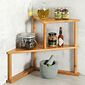 Kesper 58802 Konyhai sarokpolc bambusz, 52 x 39 x 29,5 cm