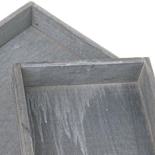 2 db Firry fa tálca szett, szürke