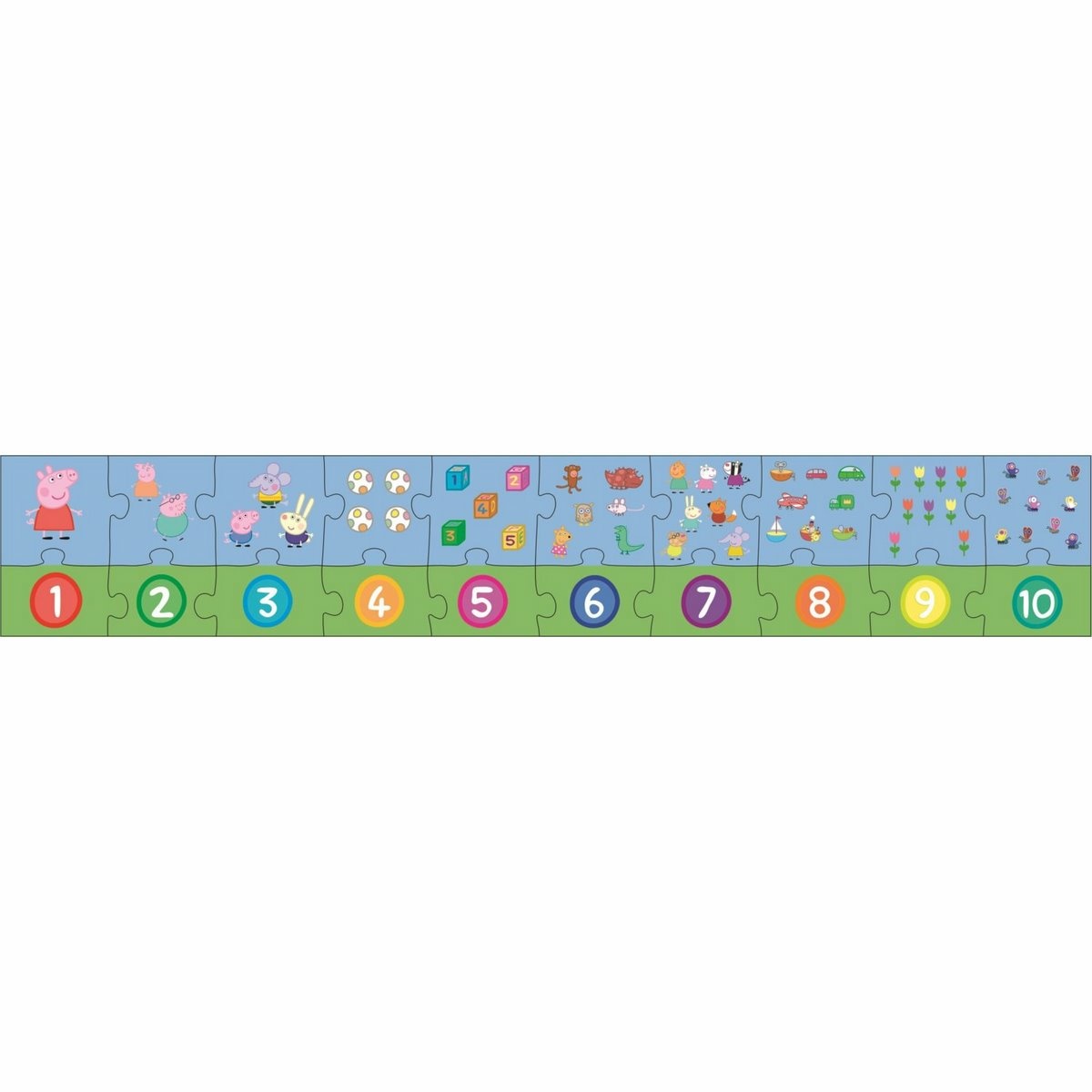 Trefl Peppa Malac Oktatási puzzle Számok, 20 db termék 2. képe