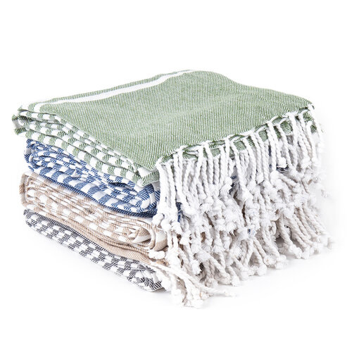 Prosop de bumbac Hammam roșu, 90 x 180 cm