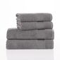 4Home Comfort Bade- und Handtuch-Set grau, 2 Stück 70 x 140 cm, 2 Stück 50 x 100 cm