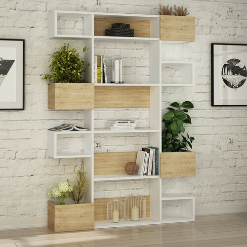 Knihovna Niho White and Oak