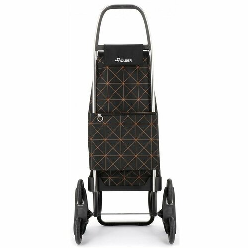 Rolser Nákupní taška s kolečky do schodů I-MAX STAR RD6, černo-oranžová