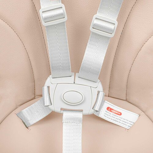 Scaun de masă Baby Mix Nora roz, 51 x 43 x 27 cm