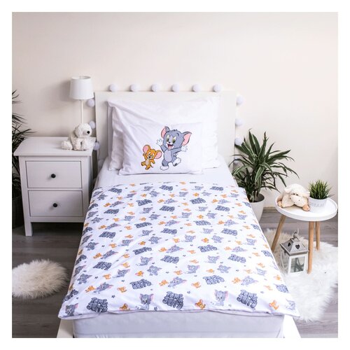 Baumwollbettwäsche für Kinder Tom & Jerry  TJ050, 100 x 135 cm, 40 x 60 cm