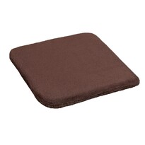 Подушка для сидіння Korall micro темно -коричневий, 40 x 40 см