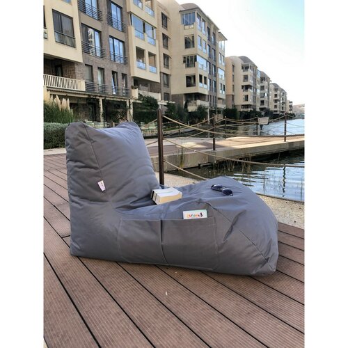 Puf Daybed, gri închis