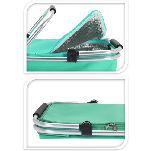 Chladiaci košík zelená, 48 x 28 x 24 cm