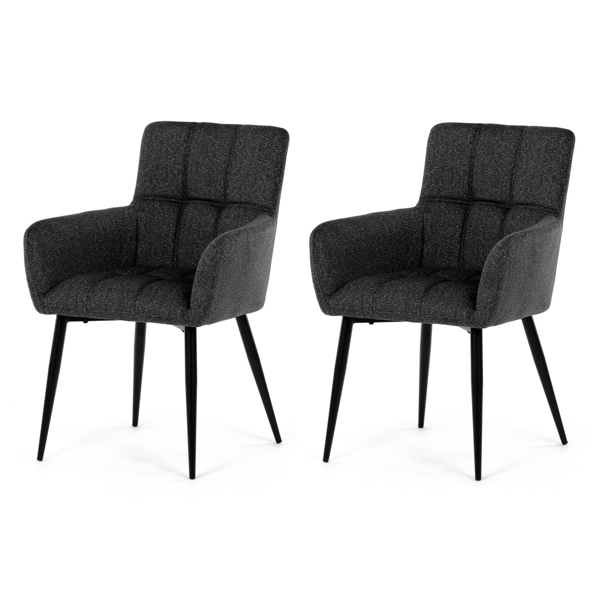 Súprava jedálenských stoličiek DCH-P3146 GREY2, 2 ks