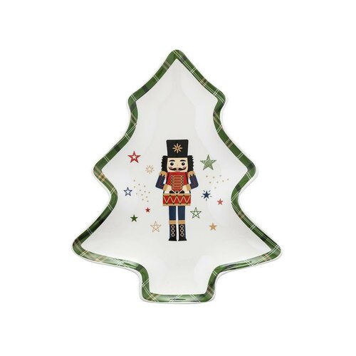 Florina Porzellanteller Weihnachtsbaum, 29 x 24 cm