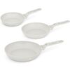 BerlingerHaus Set de tigaie cu suprafață din titan Sahara Marble, 3 bucăți