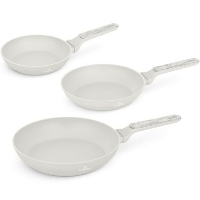 BerlingerHaus Set de tigaie cu suprafață din titan Sahara Marble, 3 bucăți