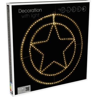 Świąteczna dekoracja wisząca LED Trinket Star 270 LED, 52 cm