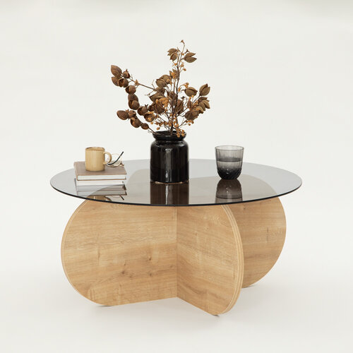 Couchtisch Bubble Sapphire Oak Fume