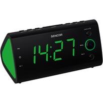 Ceas cu alarmă radio, Sencor SRC 170 GN  verde