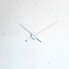 Designowy zegar ścienny NOMON OJ, 80 cm, biały