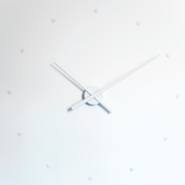 Dizajnové nástenné hodiny NOMON OJ, 80 cm, biela