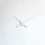 Дизайнерський настінний годинник NOMON OJ, 80 см, білий