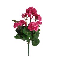 Sztuczny kwiat Muszkatel ciemnoróżowy, 47  cm