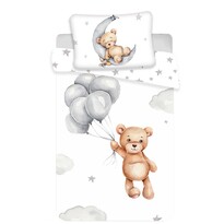 Detské bavlnené obliečky Medvedík baby, 100 x 135 cm, 40 x 60 cm