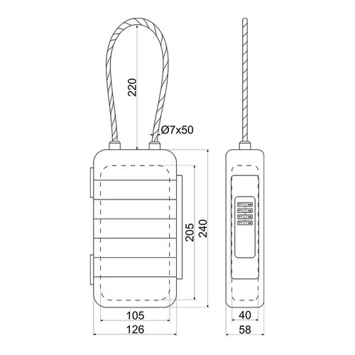 Richter Vodotesná bezpečnostná schránka KB.G13