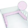 Ochraniacz do łóżeczka Kleiner Schatz różowy, 180 cm