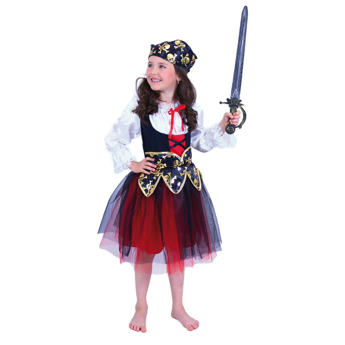 Costum de coopii Rappa Pirat cu batic, mărime M