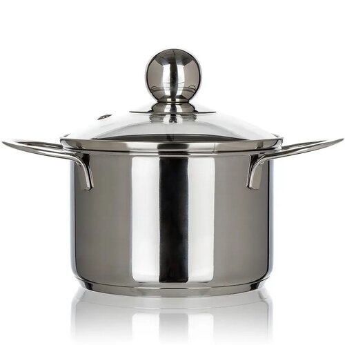 Banquet Nerezový kastrol s poklicí Piccolo, 12 cm, 0,85 l