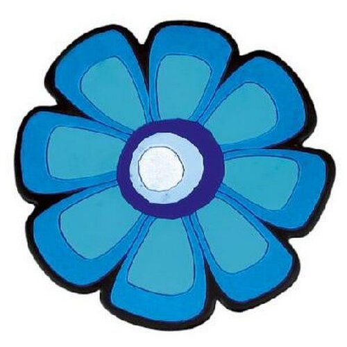 Kuchynská podložka Kvet modrá, 10 x 10 cm