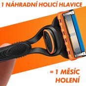 Gillette Náhradní hlavice 8 ks + holicí gel Fusion5
