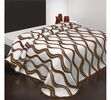 Přehoz na postel Airosa, béžovohnědý, 160 x 220 cm