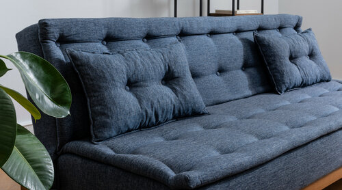 Fuoco Dark Blue kinyitható kanapé