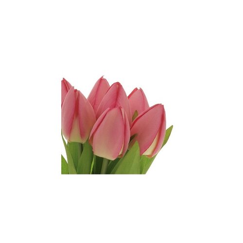Rózsaszín tulipánok, 7 virággal, 35 cm