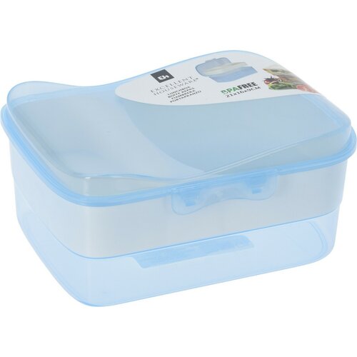 EH Dvostopenjska posoda za kosilo, modra