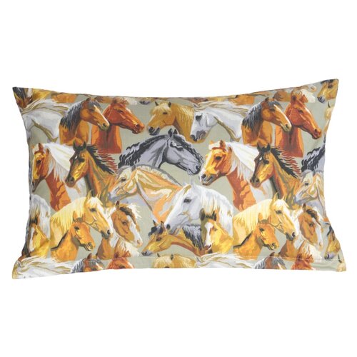 Bellatex Kopfkissenbezug VIOLA Pferde, 40 x 60 cm