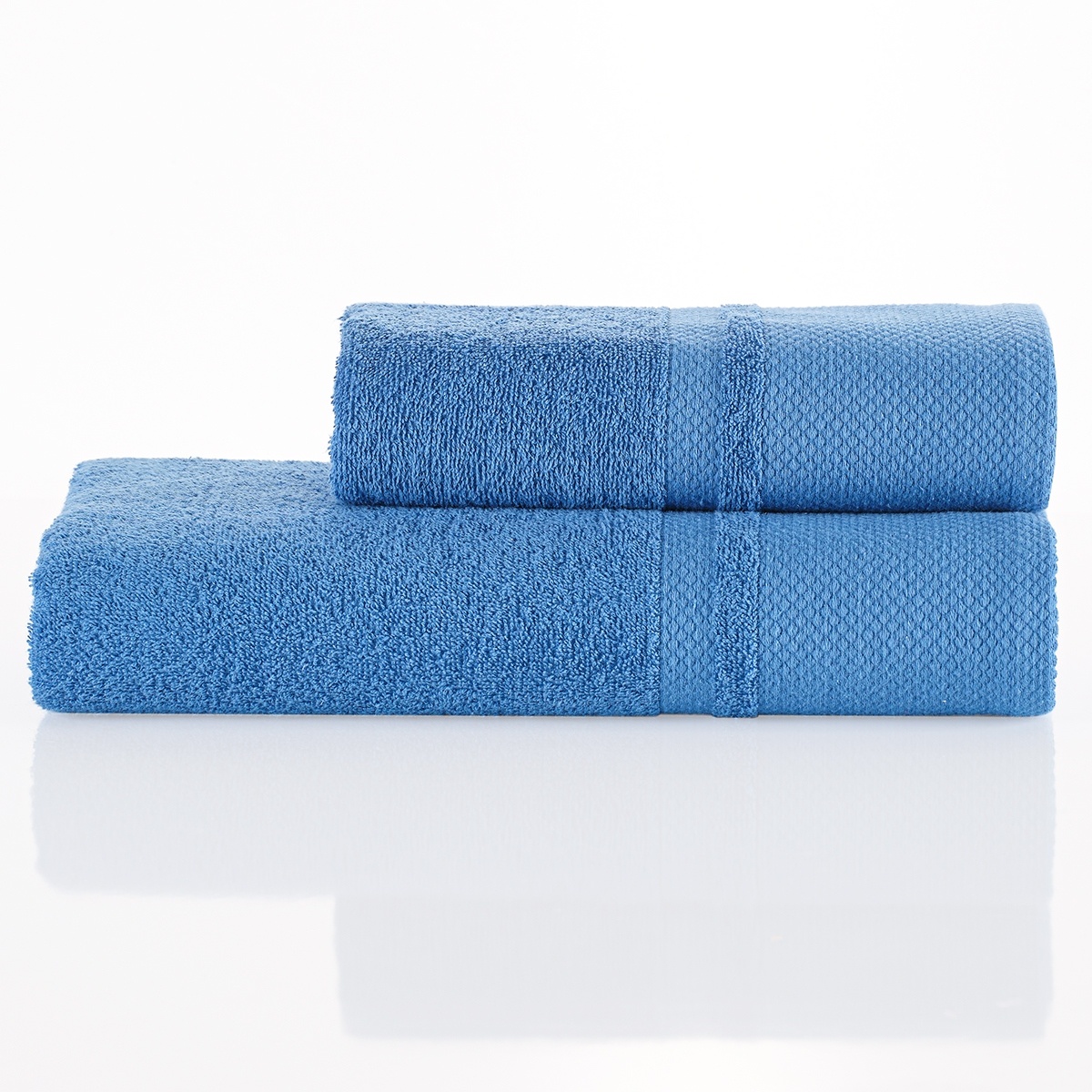 4Home Deluxe fürdőlepedő és törölköző szett kék70 x 140 cm, 50 x 100 cm, kék, 50 x 100 cm, 70 x 140 cm