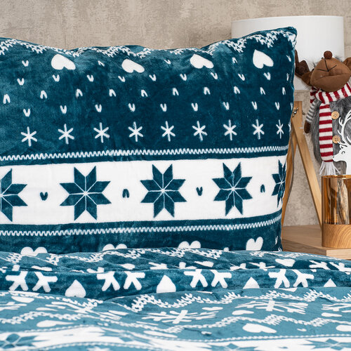 Lenjerie de pat din microflanel 4Home Nordic love, 160 x 200 cm, 70 x 80 cm