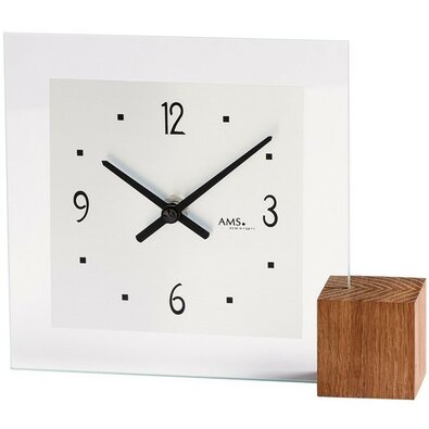 AMS 104 dizajnové stolné hodiny, 19 cm