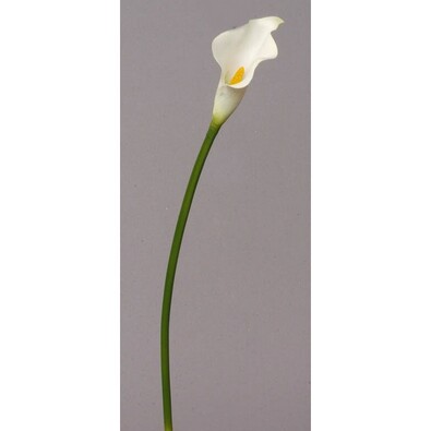 Umělá květina Kala bílá, 52 cm
