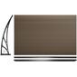 Copertină pentru ușă Aldotrade 150 x 100 cmLagrada, maro