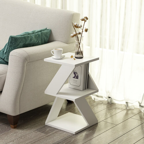 Beistelltisch Albeni White