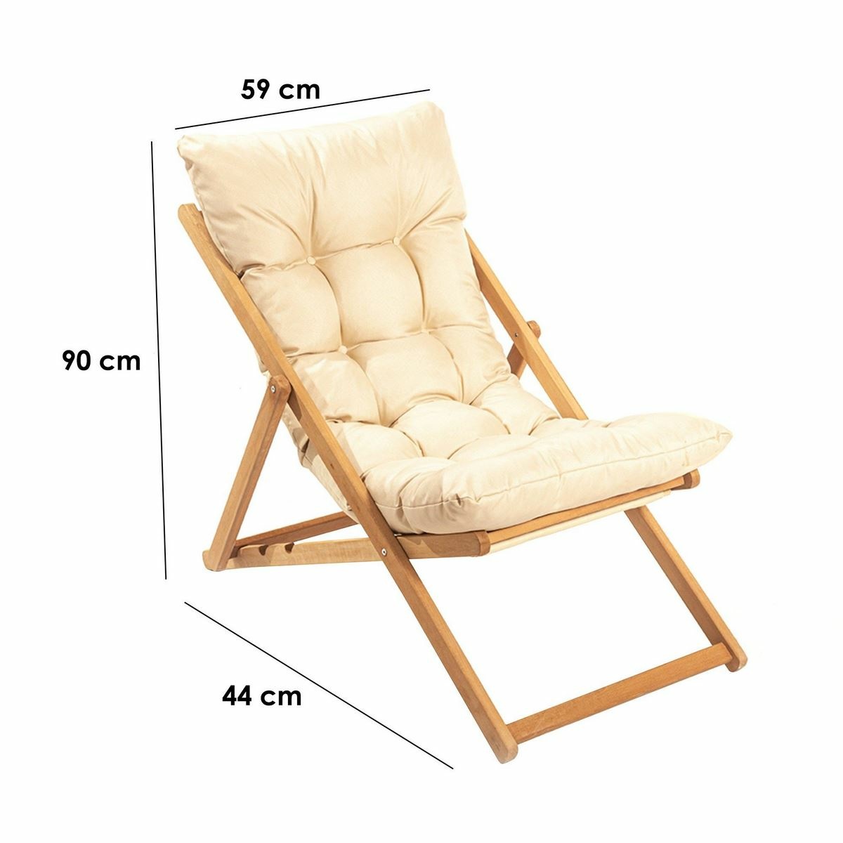 Záhradné kreslo Lima Cream