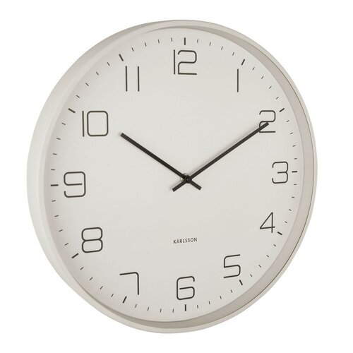 Karlsson 5751WG дизайнерський настінний годинник, діам. 40 см