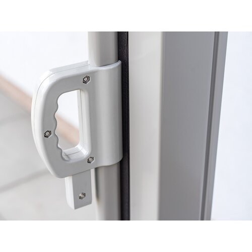 Happy Green Składana parawan przesuwny 3 x 1,6 m, szary