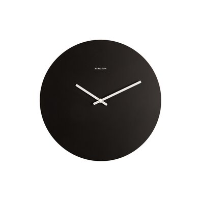 Karlsson 5922BK dizajnové nástenné hodiny 31 cm, čierna