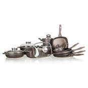 Banquet Patelnia do naleśników z powierzchnią nieprzywierającą Premium Dark Brown 24 cm