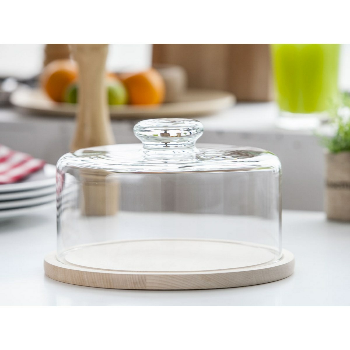 Altom Cheese fa tálca fedővel, 28 cm termék 2. képe